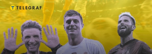 Томас Мюллер, Тони Кроос и Оливье Жиру