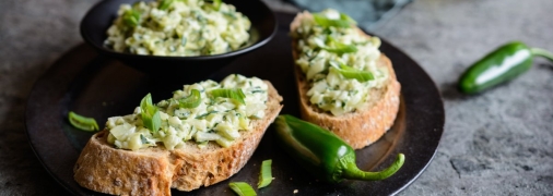 Необычная намазка из кабачков с плавленным сыром