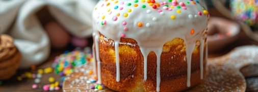 Этот кулич не займет много времени на приготовление (изображение создано с помощью ИИ)