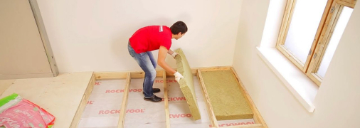 Утеплюємо підлогу на першому поверсі