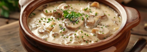 Ленивый жульен готовится быстро, а съедается еще быстрее (изображение создано с помощью ИИ)