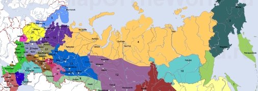 Территориальное устройство после вероятного распада рф