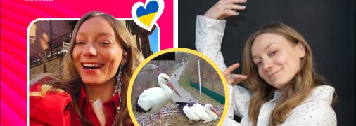 Певица LELEKA и легендарные аисты Грицик и Одарка