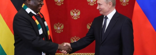 Еммерсон Мнангагва та Володимир Путін