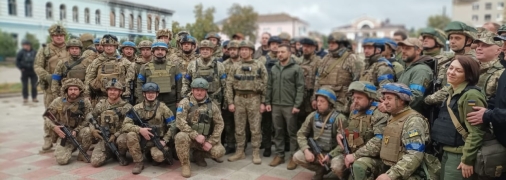 Український лідер прибув до деокупованого міста