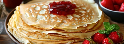 Їх можна подавати з улюбленою начинкою, наприклад, варенням (фото створене з допомогою ШІ)