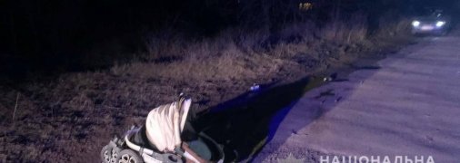В коляске находилась девочка, которой всего 1,5 месяца