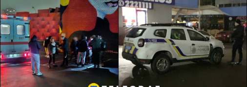 На парковке у кинотеатра "Лейпциг" в Киеве случилась драка вечером 24.01.2025