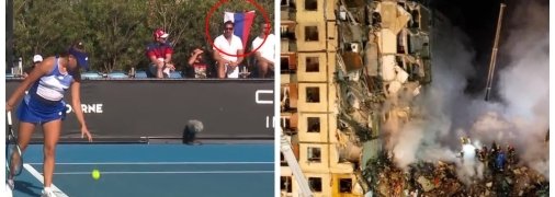 Після трагедії у Дніпрі росіяни показували свій прапор на АО-2023