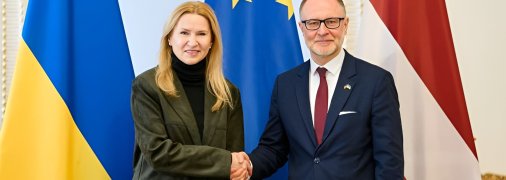 Олена Кондратюк та Андріс Спрудс