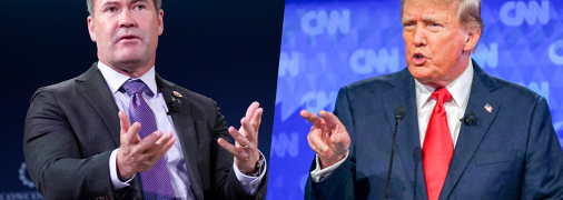 Майк Уолтц и Дональд Трамп