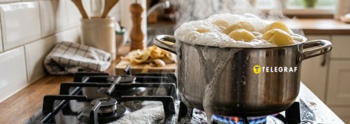 Вода може витекти у будь-який момент варіння картоплі