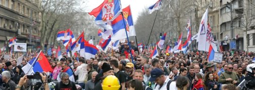 Протесты в Сербии