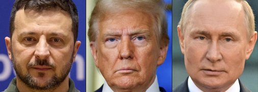 Зеленский, Трамп и Путин