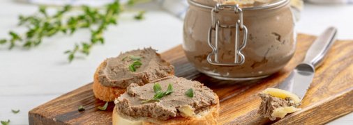 Паштет з грибів та квасолі