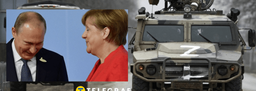 Володимир Путін та Ангела Меркель