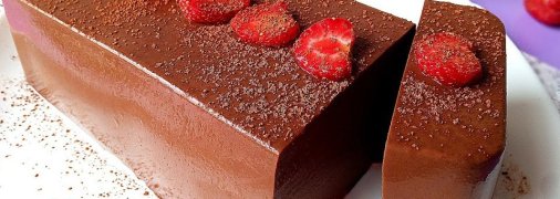 Шоколадное желе