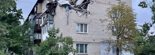 Наслідки обстрілу Нікополя у ніч проти 11 серпня