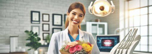 Стоматолога поздравляют