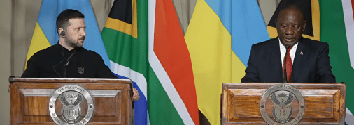 Владимир Зеленский, Сирил Рамафоса