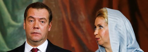 Медведєв та його майбутня дружина Світлана познайомилися ще у школі