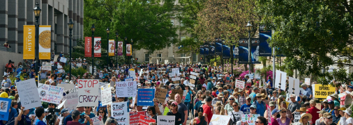 Протесты в США. Фото: x.com/illegalpics