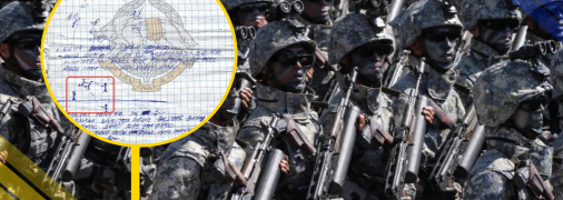 Навіть намалював картинку: ЗСУ показали ще одну записку солдата КНДР, що в ній було (фото)