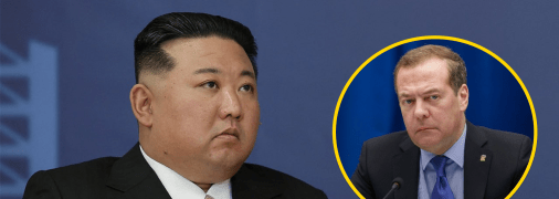 Кім Чен Ин та Дмитро Медведєв