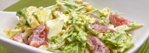 Отличный салат из обычной пекинской капусты