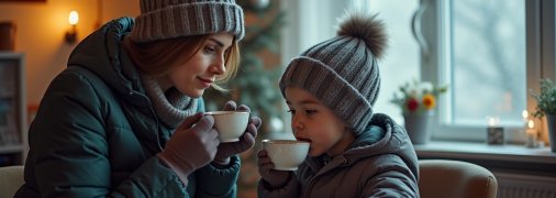 Жінка з дитиною не можуть зігрітися у будинку