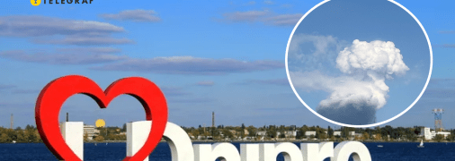 Днепр после взрыва