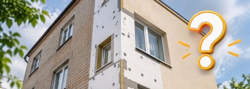 Утепление стен многоэтажки