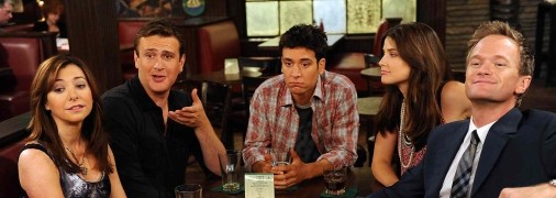 Знаменита п'ятірка (зліва-направо): Лілі, Маршал, Тед, Робін, Барні