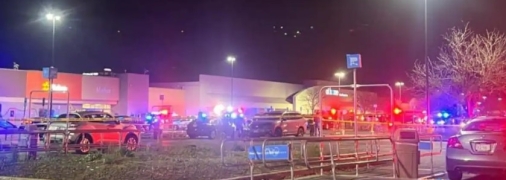 Возле чесапикского Walmart-a собралось немало полиции