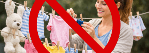 В этот день лучше не стирать детскую одежду