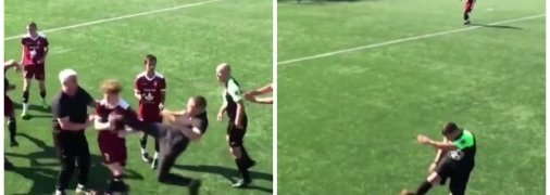 В ход шли и ноги, и руки