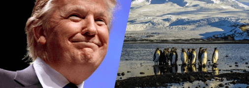 А Трамп знає, що на цих островах немає людей?