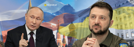 Володимир Путін і Володимир Зеленський