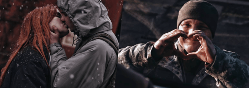 Военные прощаются на вокзале в Краматорске