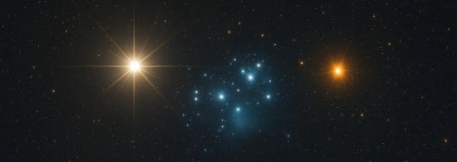 Так ШІ бачить зближення Венери та Альдебарану