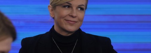 Колінда Грабар-Кітарович на конференції United for justice в Бучі