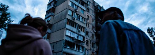 Наслідок влучання дрона