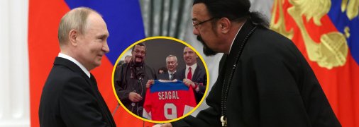 Володимир Путін та Стівен Сігал