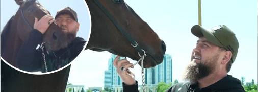 Кадиров і його кінь Зазу