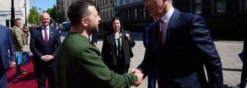 Володимир Зеленський та Єнс Столтенберг