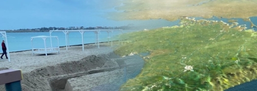 Перекопанный крымский пляж стал настоящей звездой сетей - о нем уже пошутили сотни людей