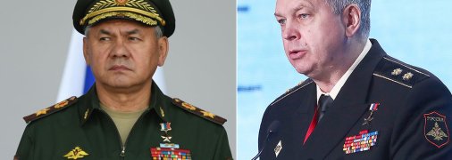 Министра обороны рф Сергей Шойгу и начальник ГУ ГШ ВС рф Игорь Костюков