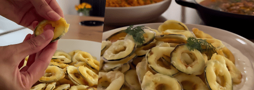 Хрумкі чипси з кабачків