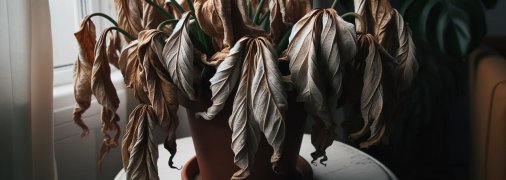 Следует осмотреть место у засохшего растения