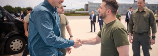 Денис Прокопенко та Володимир Зеленський